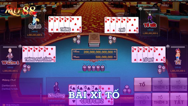 Bài Xì tố là game đặc sắc được chọn chơi nhiều