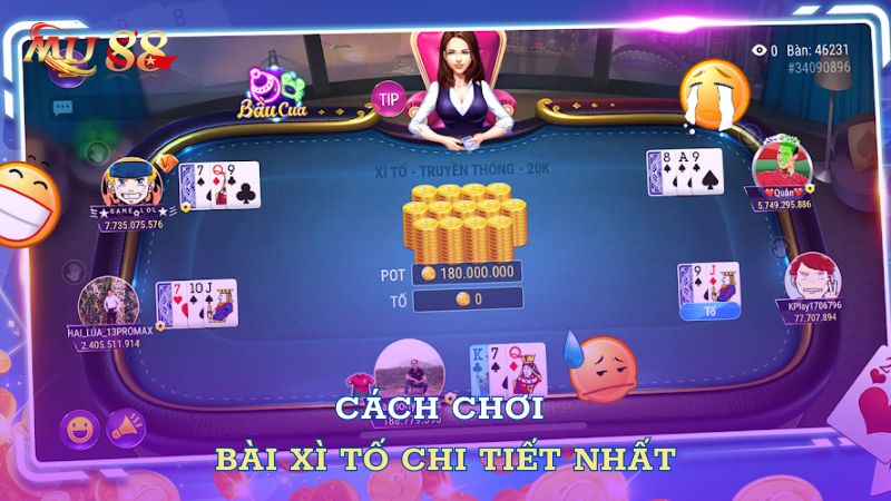 Cách chơi Xì tố chi tiết nhất